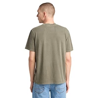 Timberland Men's Garment Dye Tree Logo T Shirt