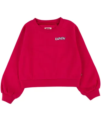 Levi's Girls' 7-16 Years Benchwarmer Crewneck Sweatshirt