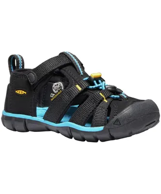 Keen Canada Outdoor Kids' Pre-School Seacamp II Closed Toe Sandals/Shoes, Girls', Heel Strap