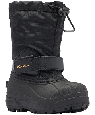 Columbia Boys' Powder Bug Forty Waterproof Boots - Black