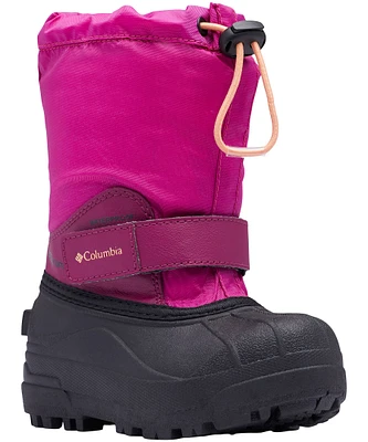 Columbia Girls' Preschool Powder Bug Waterproof Boots - Fuschia Pink