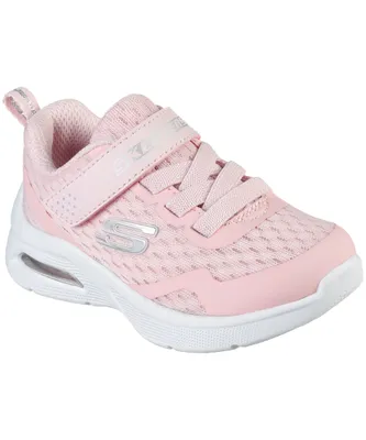 Skechers Girls' Toddler Microspec Max Airbag Sneakers - Light Pink