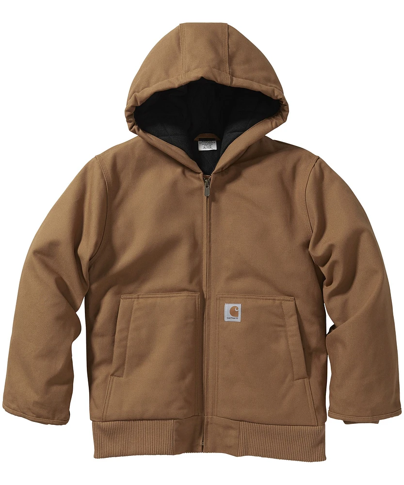 Carhartt Kids' Unisex Canvas Insulated Hooded Jacket