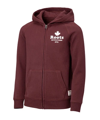 ROOTS Kids' Unisex Outfitters Full Zip Logo Hoodie