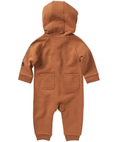 Baby Boys' Zip Front Hooded Coveralls