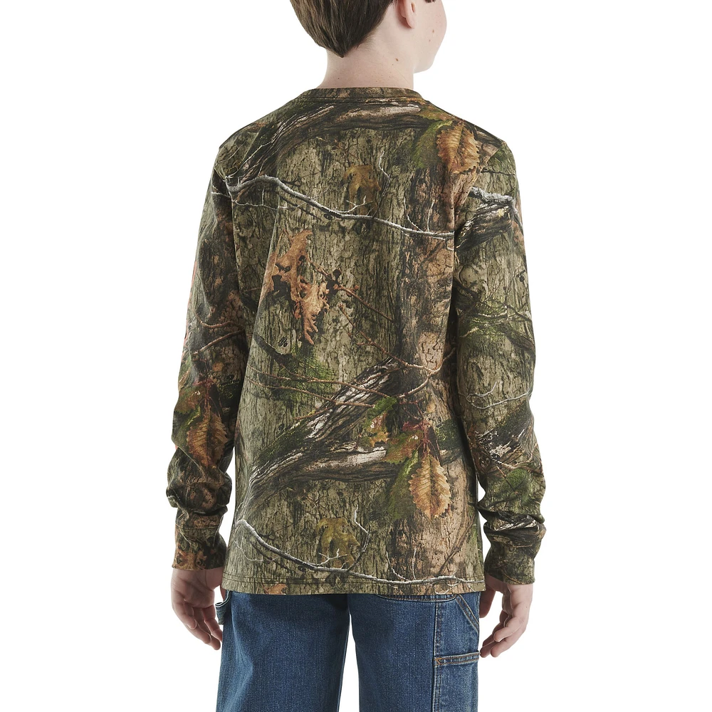 Carhartt Youth Boy's Long Sleeve Camo Graphic T Shirt