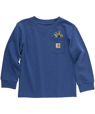 Carhartt Toddler Boy's Long Sleeve Tool Pocket T Shirt