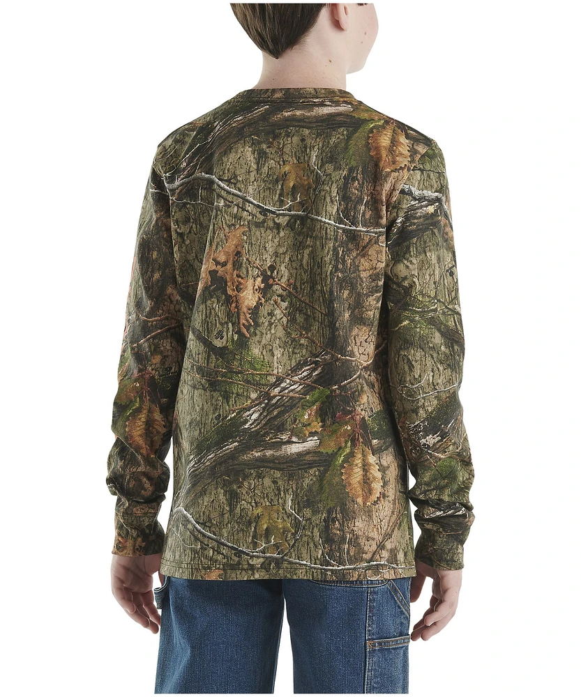 Carhartt Youth Boy's Long Sleeve Camo Graphic T Shirt