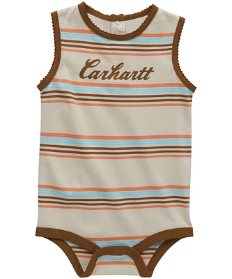 Carhartt Kids' Unisex Tank Stripe Bodysuit