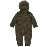 Carhartt Baby Unisex Long Sleeve Zip Front Hooded Coverall