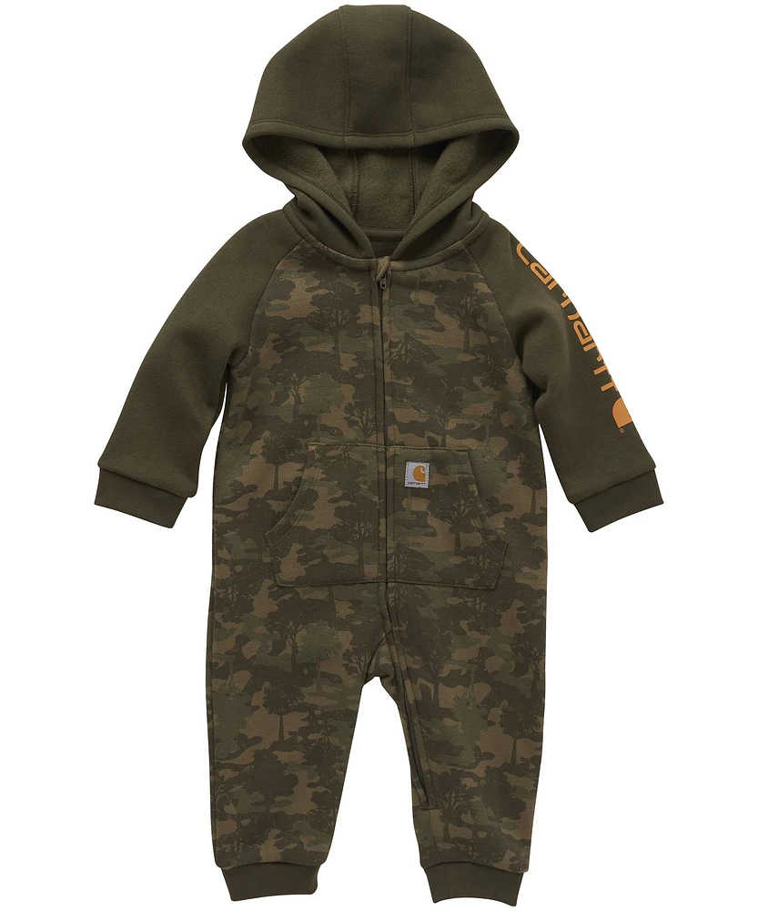 Carhartt Baby Unisex Long Sleeve Zip Front Hooded Coverall