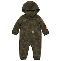 Carhartt Baby Unisex Long Sleeve Zip Front Hooded Coverall