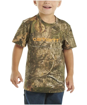 Carhartt Kids' Unisex Logo Camo Short Sleeve T-Shirt