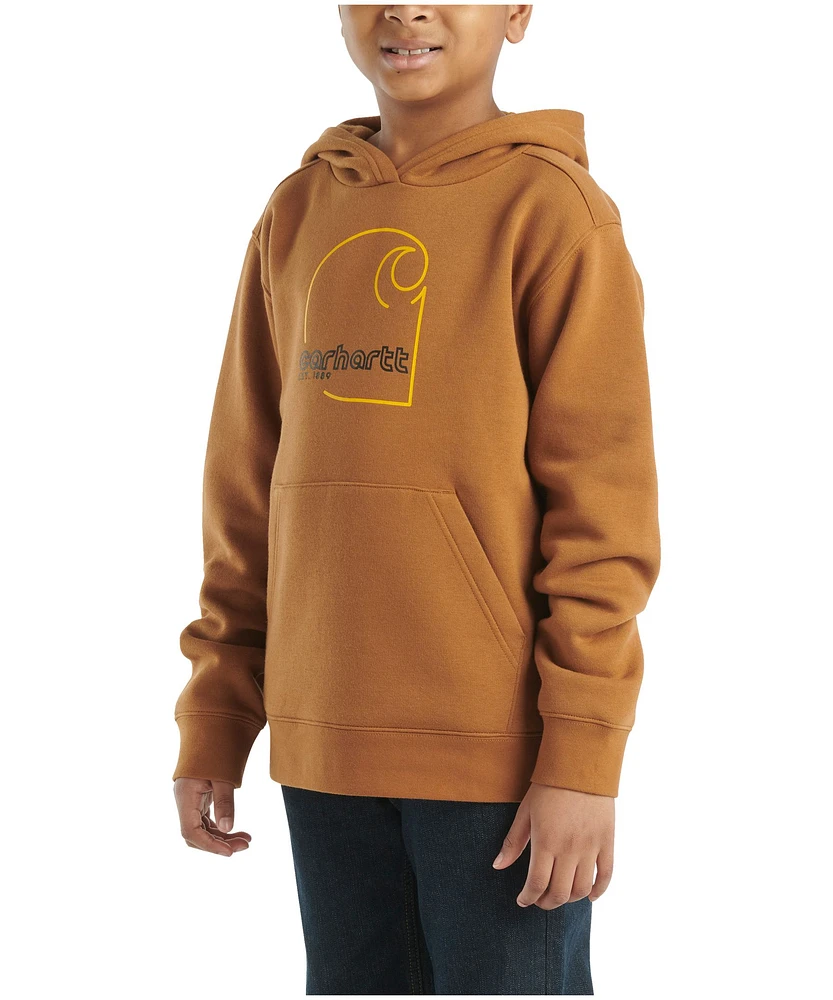 Carhartt Kids' Unisex Logo Fleece Hoodie