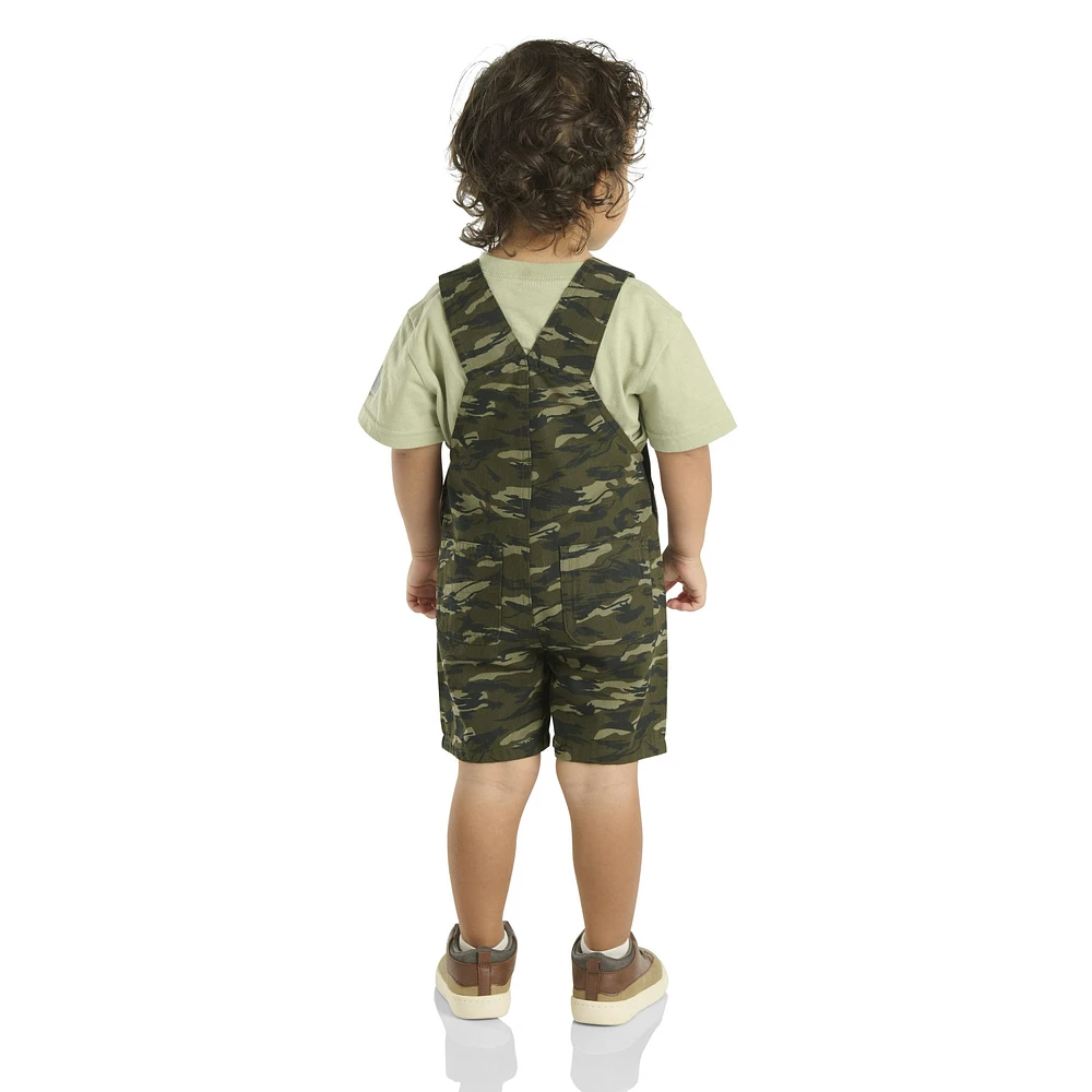 Carhartt Toddler Unisex Camo Shortalls 2-Piece Set