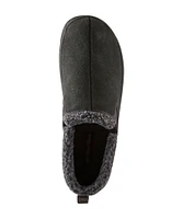 WindRiver Men's Suede Slippers With Berber Lining