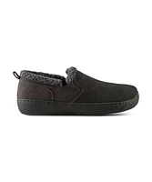 WindRiver Men's Suede Slippers With Berber Lining