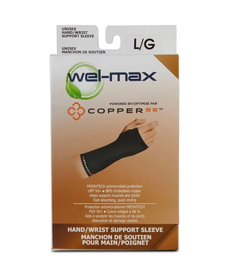 Wel-max Copper 88 Hand/Wrist Support Sleeve