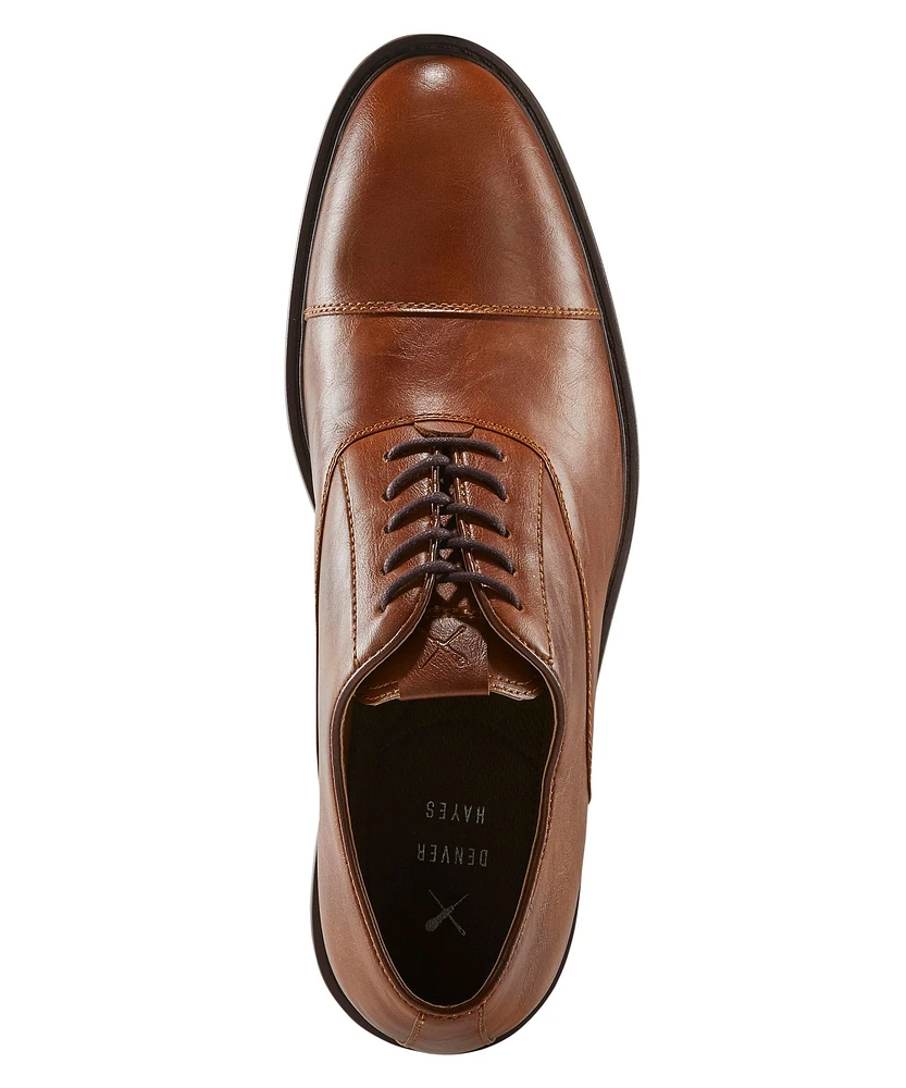 Denver Hayes Men's Renmark Lace Up Style Dress Shoes - Toffee