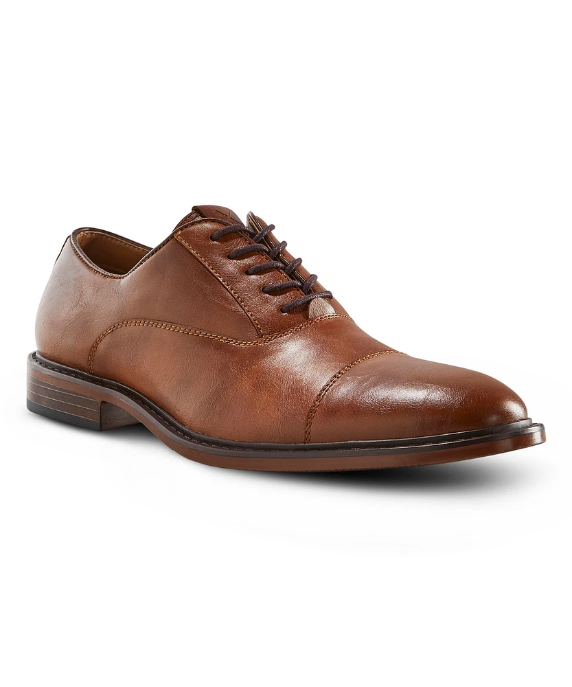 Denver Hayes Men's Renmark Lace Up Style Dress Shoes - Toffee