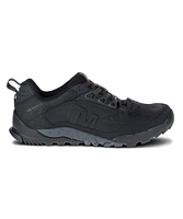 Men's Annex Trak Low Leather Sneakers Black - Wide