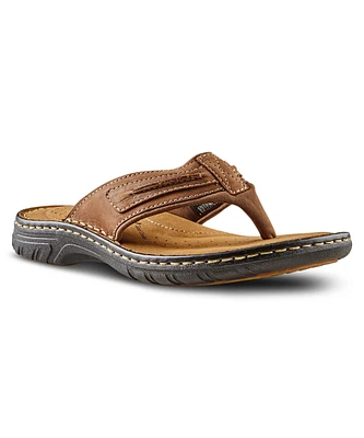 Denver Hayes Men's Parkdale Leather  Flip Flop