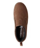 WindRiver Men's Roamer Slip On Quad Comfort Wide Fit Shoes - Brown