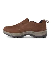 WindRiver Men's Roamer Slip On Quad Comfort Wide Fit Shoes - Brown