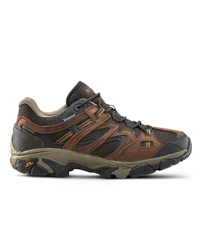 Hi-Tec Men's Ravus Vent Low Waterproof Shoes - Brown