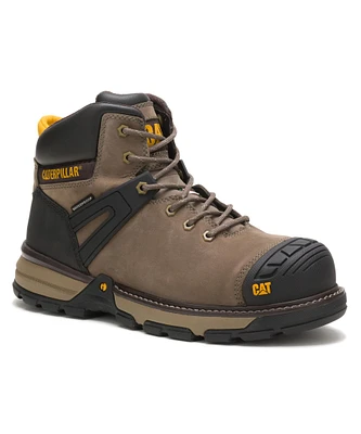 Caterpillar - CAT Men's 6 Inch Composite Toe Plate Excavator Superlite Waterproof Boots