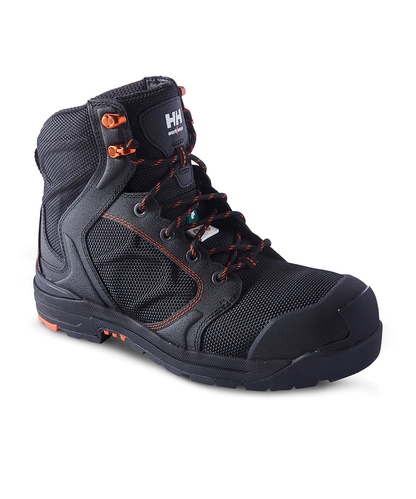 Helly Hansen Workwear Men's 6 Inch Aluminum Toe Composite Plate Ultra Light Work Boots - Black