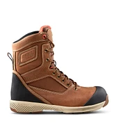 Helly Hansen Workwear Men's 8 Inch Composite Toe Plate Leather Work Boots - Brown