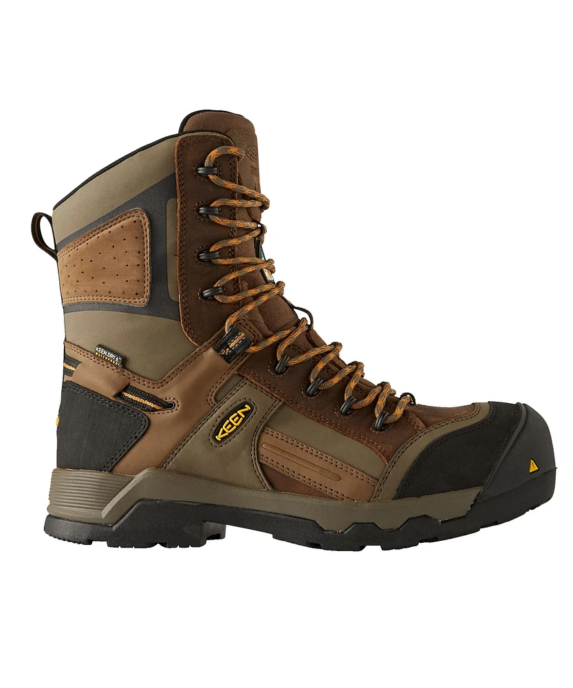 KEEN Utility Men's Davenport 8 Inch Composite Toe Plate Work Boots