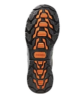 Aggressor Men's Steel Toe Plate Low-Cut Safety Hiking Shoe - Black/Grey