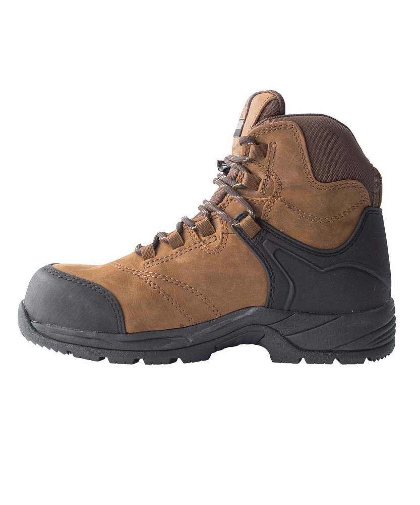 Kodiak Men's Journey Composite Toe Plate Waterproof  Leather Work Boots