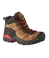 KEEN Utility Men's Hamilton Composite Toe Plate Waterproof Hiker Safety Boots - Brown