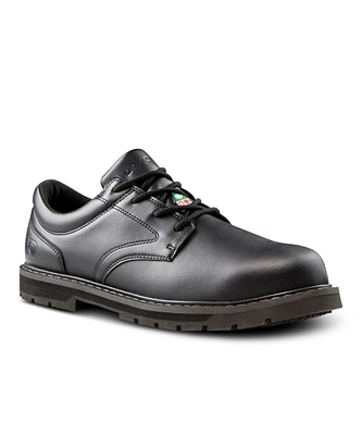 Dakota WorkPro Series Men's Steel Toe Plate Anti Slip Oxford Lace Up Safety Shoes - Black