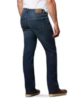 Denver Hayes Men's FLEXTECH Stretch Straight Leg Jeans - Stonewsh