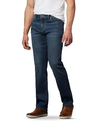 Denver Hayes Men's FLEXTECH Stretch Straight Leg Jeans - Stonewsh