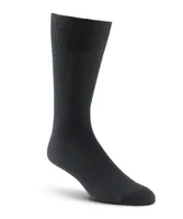 Denver Hayes Men's Merino Wool Blend FRESHTECH Dress Crew Sock