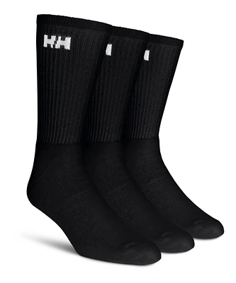 Helly Hansen Men's 3 Pack Cotton Blend Crew Socks