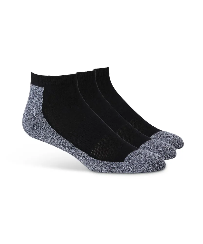 Matrix Men's 3 Pack Quad Comfort Low Cut Sport Socks