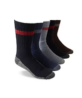 Copper Sole Men's 5 Pack Moisture Guard Work Crew Socks