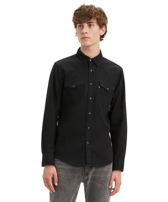 Levi's Men's Barstow Cotton Twill Classic Fit Long Sleeve Western Shirt