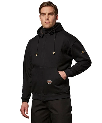 Pioneer Men's CSA Z462 Flame Resistance Heavyweight Safety Hoodie - Black