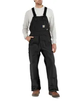 Carhartt Men's Duck Bib Flame Resistant Overalls - Black