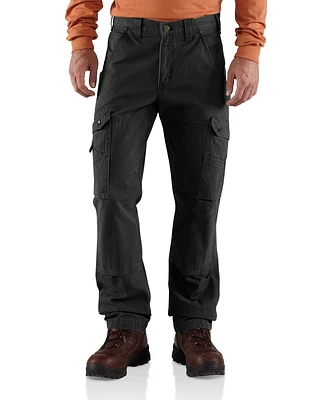 Carhartt Men's Cotton Ripstop Relaxed Fit Cargo Pants - Black