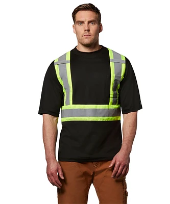 Dakota WorkPro Series Men's Hi Vis Cotton Lined Crewneck T Shirt