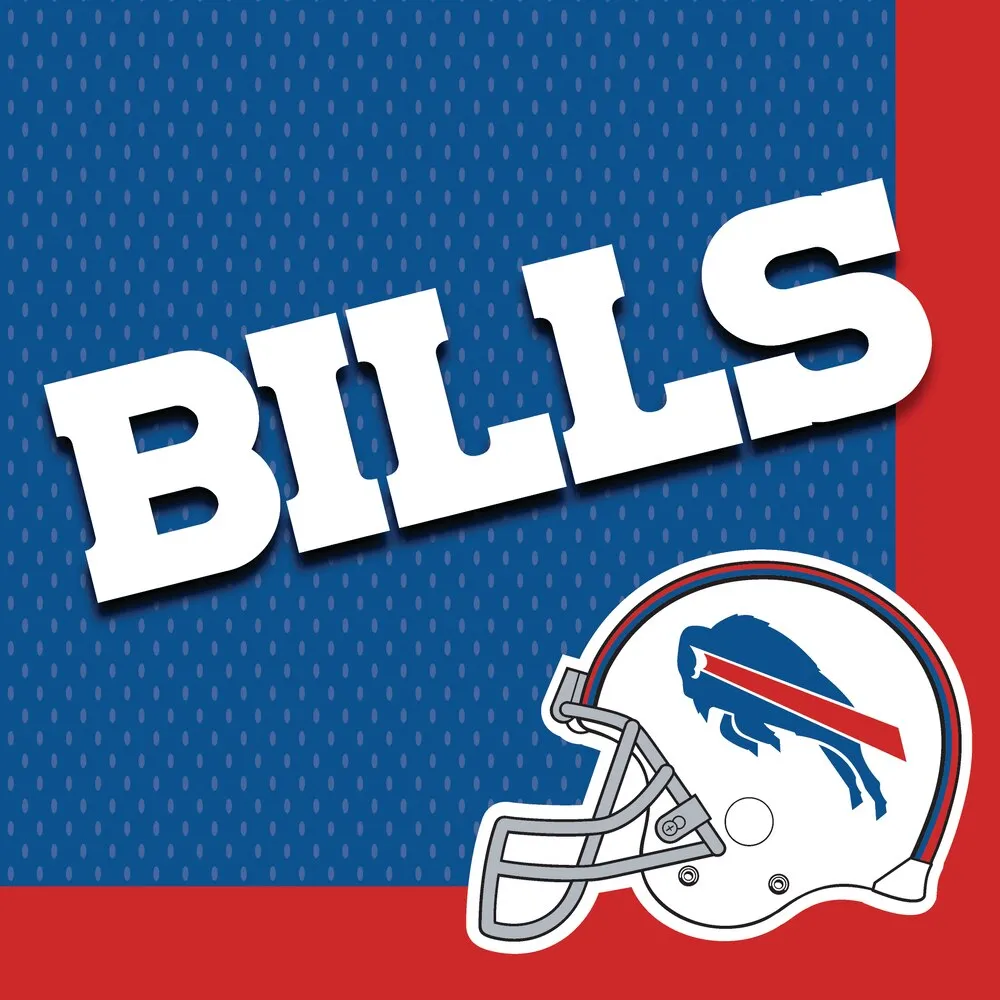 Amscan Buffalo Bills Lunch Napkins, 36-pk