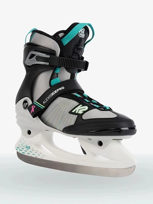 K2 Women's Alexis Pro Speed-Lace Water Repellent Ice Skates with Hockey Blades